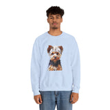 Yorkshire Terrier (Yorkie) 'Lupis' Unisex  50/50 Crewneck Sweatshirt