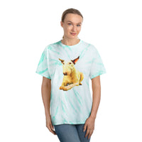 English Bull Terrier Unisex Tie-Dye Cotton Tee, Cyclone