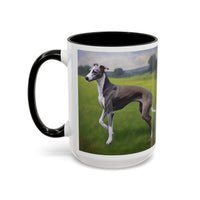 Greyhound - Ceramic Accent Coffee Mug  - 2 Sizes