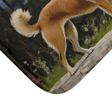 Shikoku - Japanese Hunting Dog - Bathroom Rug Mat