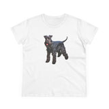 Kerry Blue Terrier Women's Midweight Cotton Tee