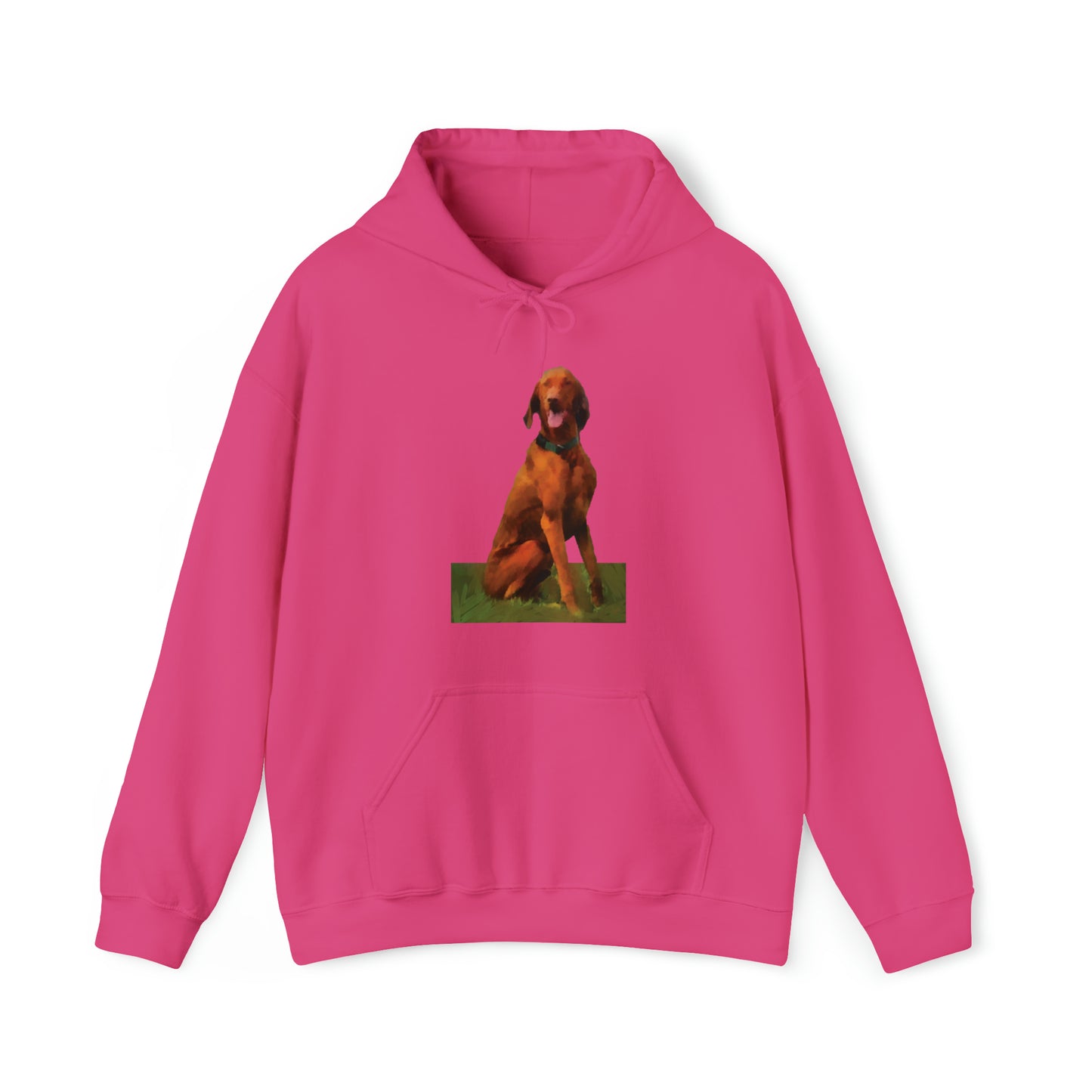 Hungarian Vizsla 'Waiting For The Bride'  Unisex 50/50 Hoodie