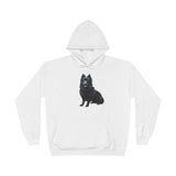 Schipperke Unisex Dog Lover Fleece Lined Hoodie