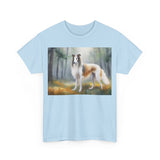 Borzoi 'Russian Wolfhound' Unisex Heavy Cotton Tee