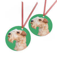 Lakeland Terrier Metal Ornaments