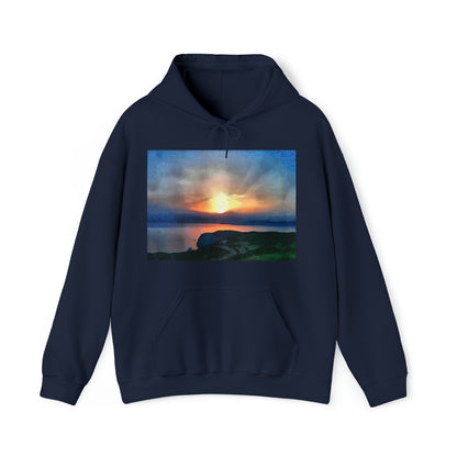 Sifnos Sunset (Greece) Unisex 50-50 Hoodie