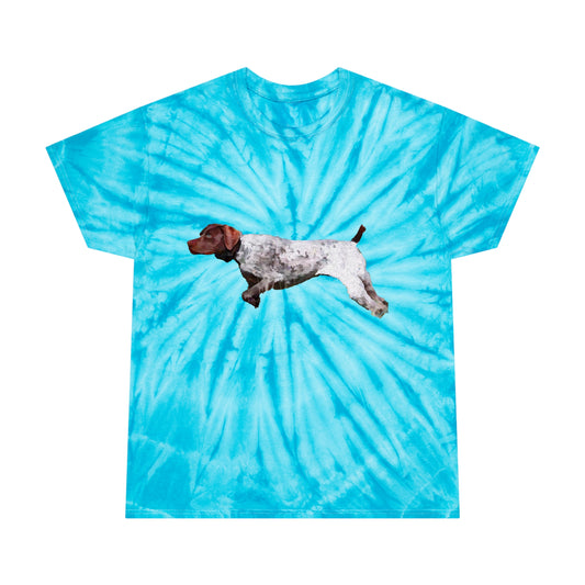 German Shorthair Pointer 'On Point' Tie-Dye Tee, Cyclone