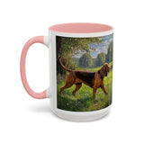 Bloodhound - Ceramic Accent Coffee Mug - 2 Sizes