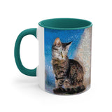 Cat Teris of Tinos Accent Coffee Mug, 11oz