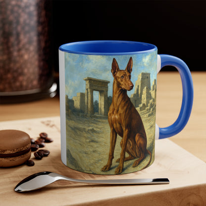 Egyptian Pharoh Hound Accent Coffee Mug, 11oz