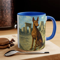 Egyptian Pharoh Hound Accent Coffee Mug, 11oz