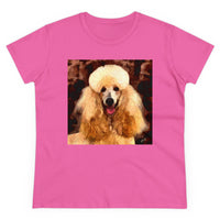 Poodle Women's Midweight Cotton Tee