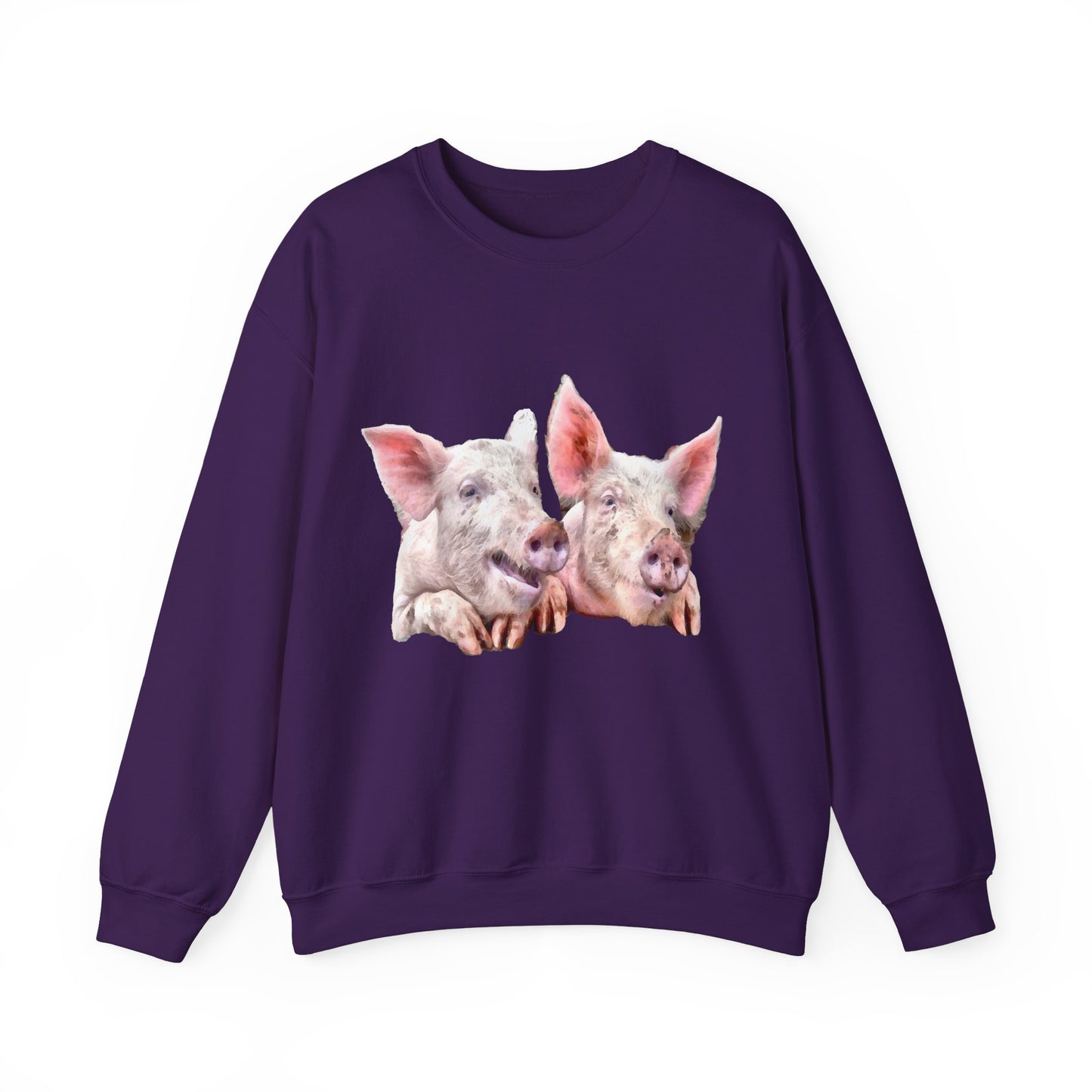 Pigs 'A Jowly Good Time' - Unisex 50/50 Crewneck Sweatshirt