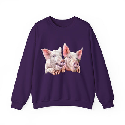 Pigs 'A Jowly Good Time' - Unisex 50/50 Crewneck Sweatshirt