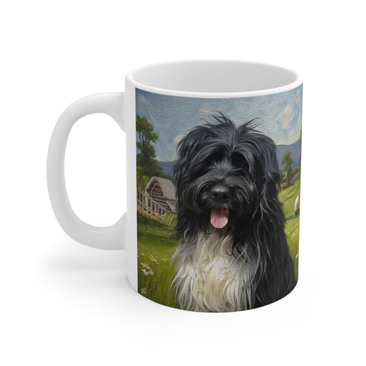 Schapendoes - Dutch Sheepdog Ceramic Mug 11oz