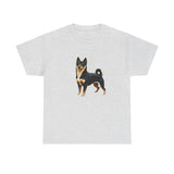 Black & Tan Shiba Inu  -  Unisex Heavy Cotton Tee