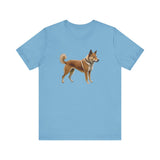 Shikoku - Japanese Hunting Dog Unisex Jersey Short Sleeve Tee