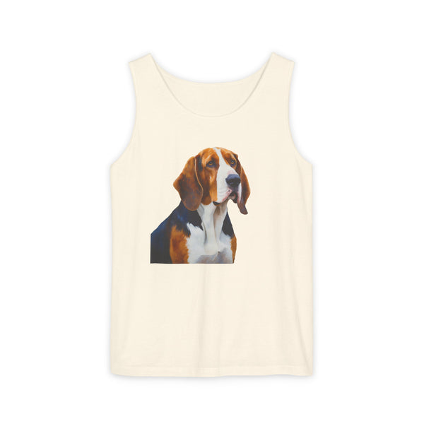 American English Coonhound Unisex Relaxed Fit Ringspun Cotton Tank Top