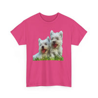 West Highland Terriers - Westies - Unisex Heavy Cotton Tee