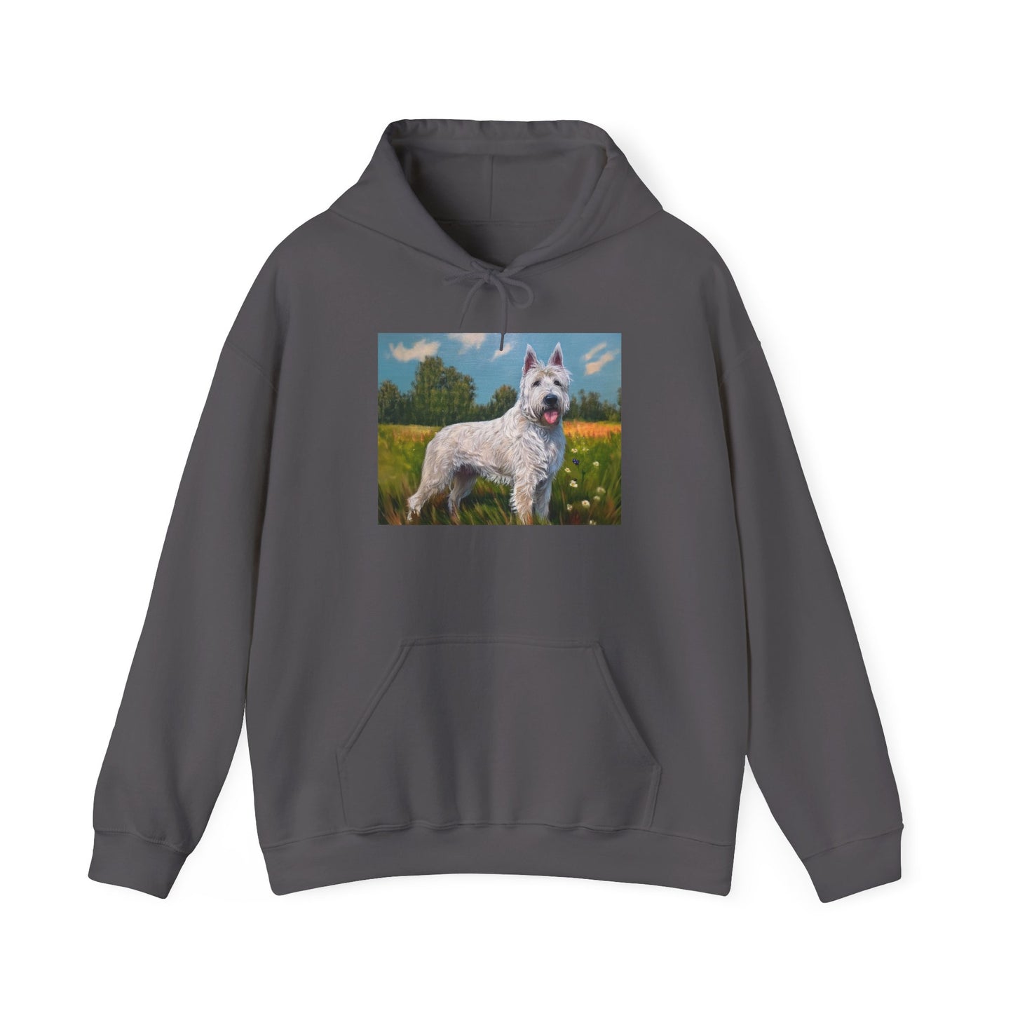 Bouvier des Ardennes Unisex 50/50 Hooded Sweatshirt