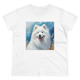 Samoyed Women's Midweight Cotton Tee