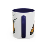 Monarch Butterfly Accent Coffee Mug, 11oz