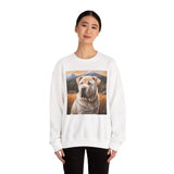 Chinese Shar-Pei Unisex 50/50 Crewneck Sweatshirt