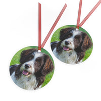 Curly-Coated Retriever Metal Ornaments