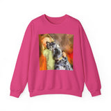 English Setter and Child Classic 50/50 Crewneck Sweatshirt