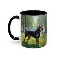 Jagdterrier Ceramic Accent Coffee Mug - 2 Sizes