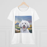 Coton de Tulear Women's Midweight Cotton Tee