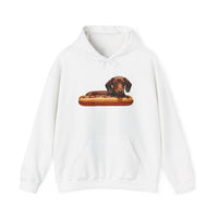 Dachshund 'Weiner Dog'  --  Unisex 50/50 Hooded Sweatshirt