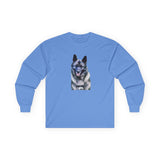 Norwegian Elk Hound Unisex Cotton Long Sleeve Tee