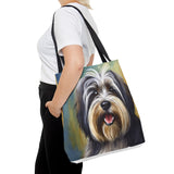Tibetan Terrier Tote Bag (AOP)