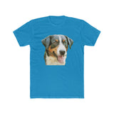 Appenzeller Sennenhund  --  Men's Fitted Cotton Crew Tee