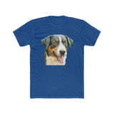 Appenzeller Sennenhund  --  Men's Fitted Cotton Crew Tee