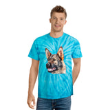 German Shepherd Tie-Dye Tee, Cyclone