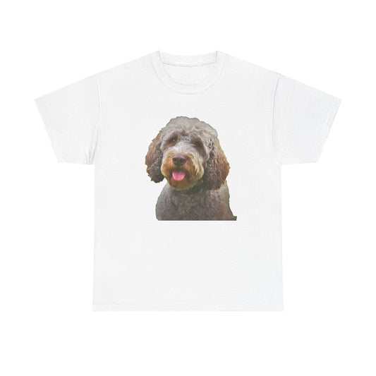 Lagotto Romagnolo 'Italian Truffle Dog' Unisex Heavy Cotton Tee