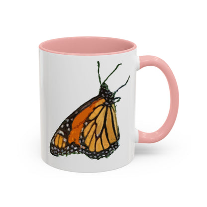 Monarch Butterfly Accent Coffee Mug, 11oz