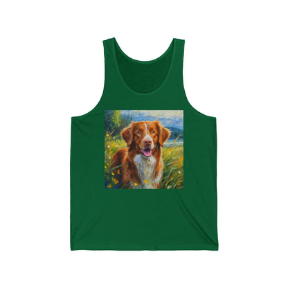 Duck Tolling Retriever #2 - Unisex Jersey Tank