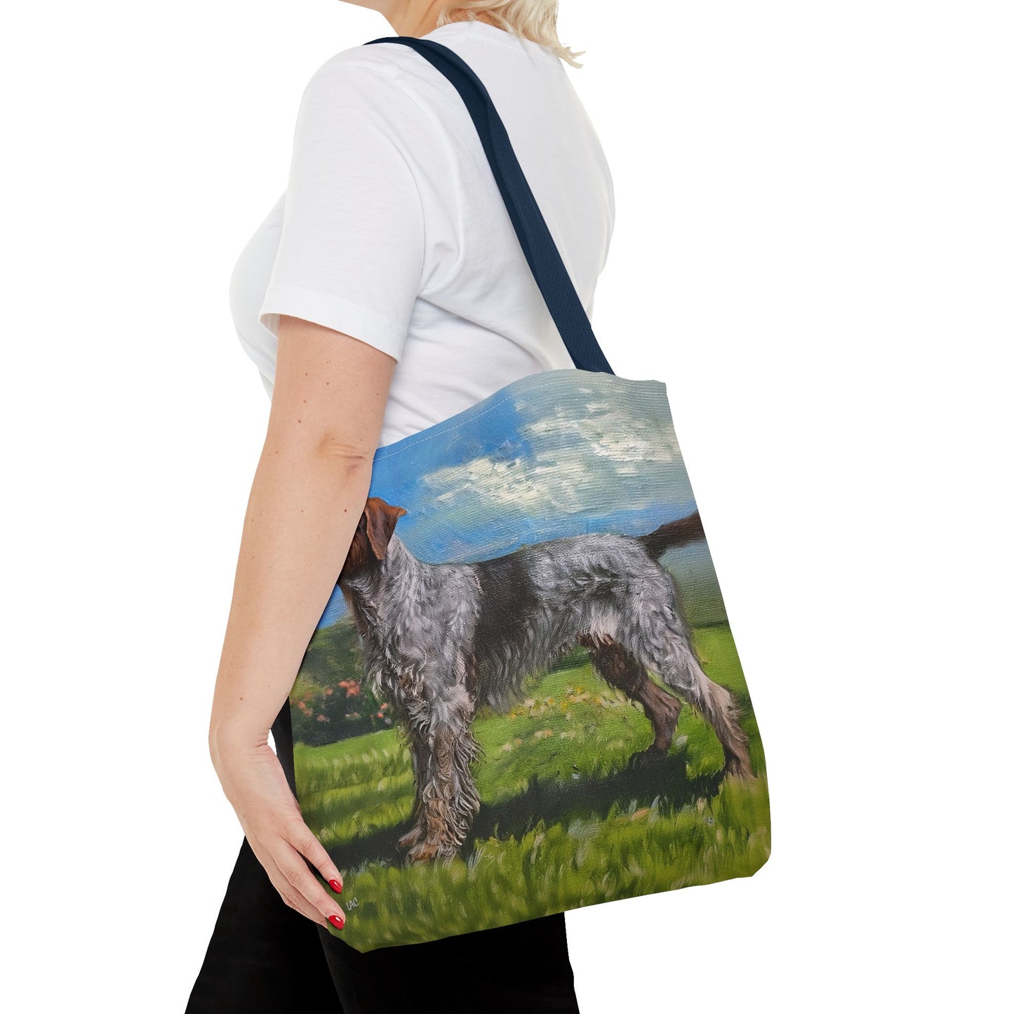 Wirehaired Pointing Griffon - Polyester Tote Bag (AOP)