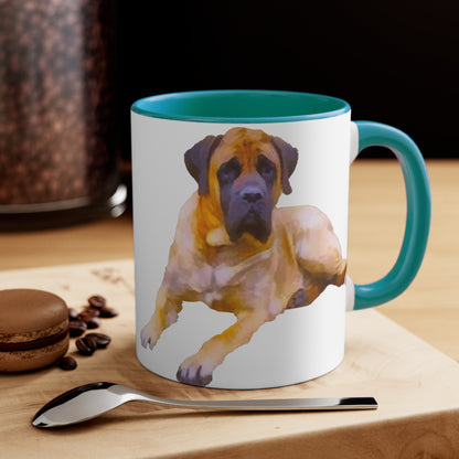 Mastiff 'Maury' Accent Coffee Mug, 11oz
