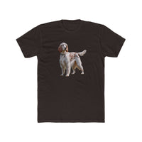 English Setter #4 - Men's Fitted Cotton Crew Tee