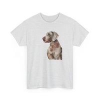 Weimaraner 'Rocky' Unisex Heavy Cotton Tee