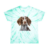 German Wirehaired Pointer Classic Tie-Dye Tee, Cyclone