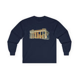 Parthenon Unisex Cotton Long Sleeve Tee