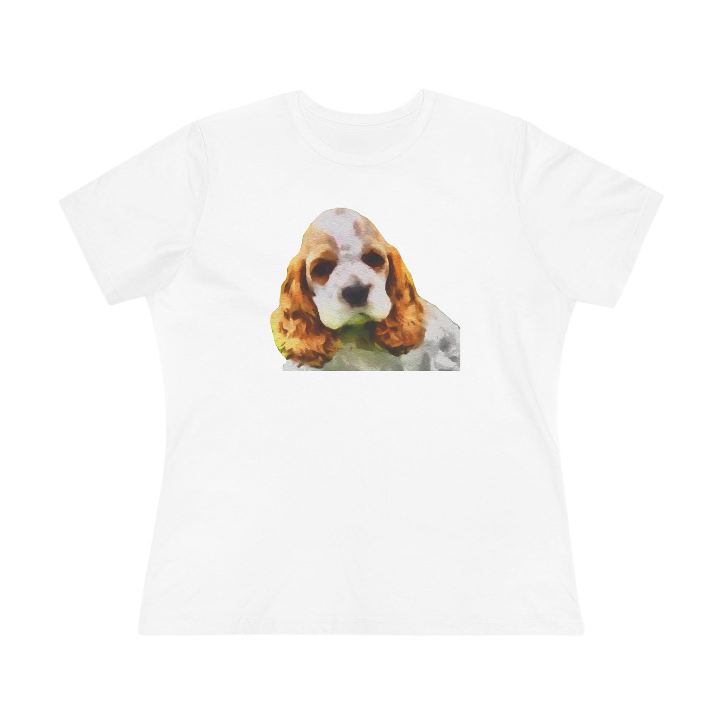 Cocker Spaniel 'Hogan' Women's Relaxed Fit Cotton Tee
