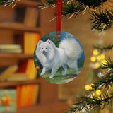 Japanese Spitz Metal Ornaments