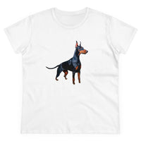 Doberman Pinscher #1   --  Women's Midweight Cotton Tee