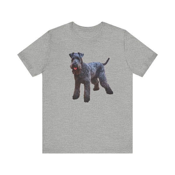 Kerry Blue Terrier Unisex 100% Cotton Jersey Short Sleeve Tee